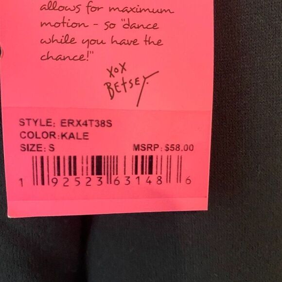 Betsey Johnson Stay Wild Sweatshirt Womens Small Gold Green Pullover Athleisure - Picture 5 of 7